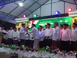 MWC NU Giligenting Dilantik, Tongkat dan Tasbih Jadi Simbol Amanah Kepemimpinan