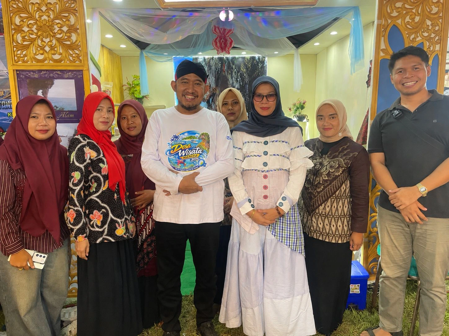 Stan Kecamatan Dungkek di Madura Culture Festival 2026 menampilkan wisata Gili Iyang dan kuliner Lopes
