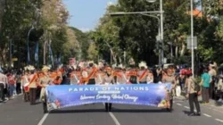 Polwan dari 43 negara mengikuti Parade of Nations IAWP 2026 di Denpasar Bali