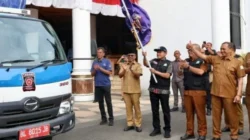 Wakil Gubernur Aceh Fadhlullah melepas bantuan bufferstock bencana 2026 untuk Aceh Jaya, Aceh Barat, dan Nagan Raya.