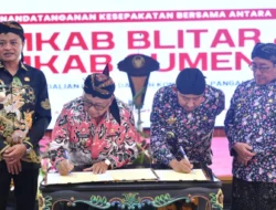 Pemkab Sumenep dan Blitar Teken MoU, Perkuat Kerja Sama Pertanian hingga Kelautan