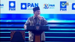Presiden Prabowo Subianto saat HUT ke-28 PAN di Jakarta