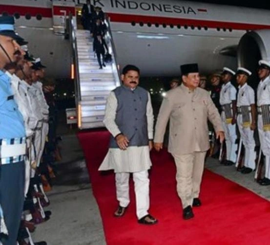 Presiden Prabowo Subianto tiba di India untuk menghadiri KTT BRICS ke-18