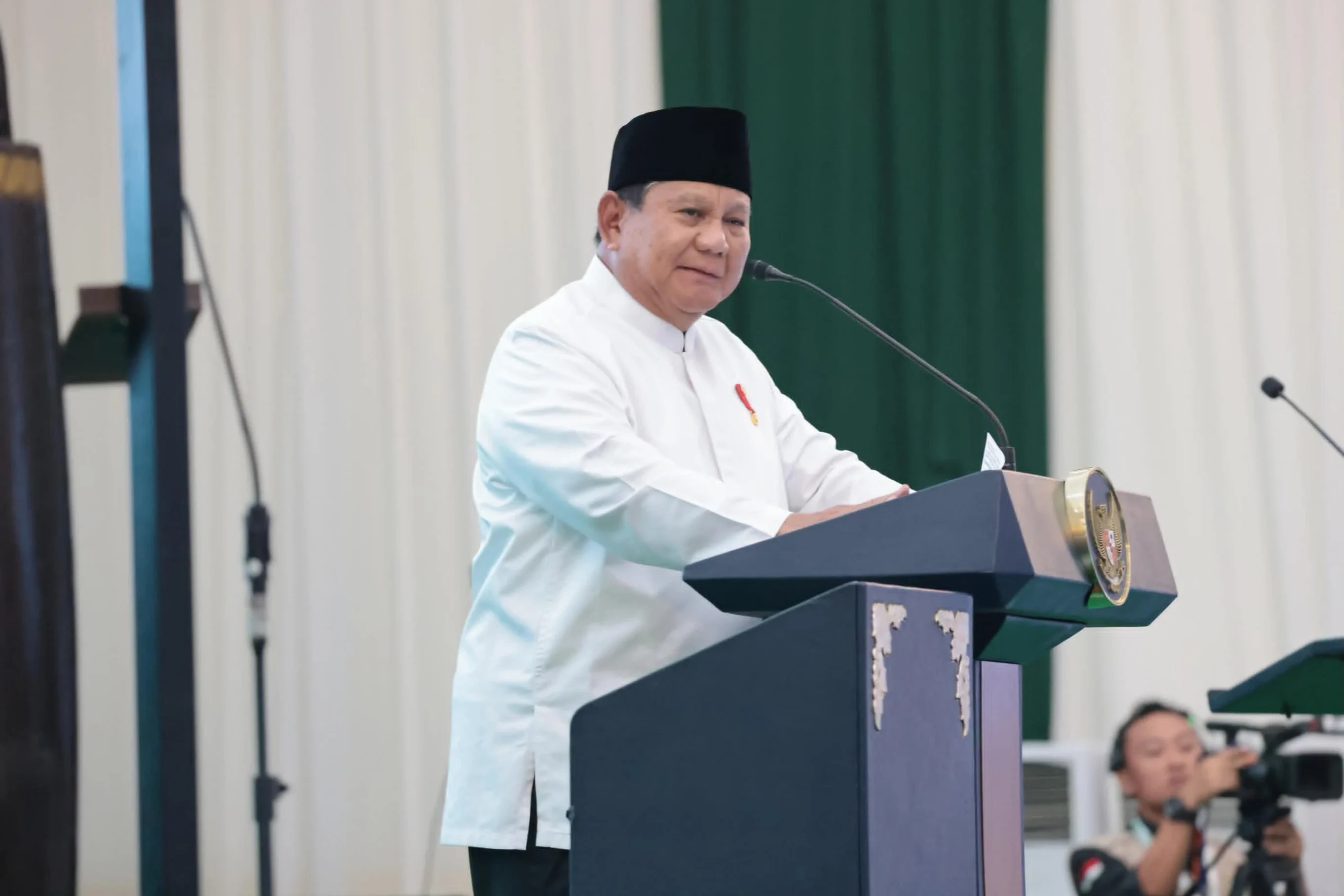 Presiden Prabowo menutup Muktamar ke-35 NU di Jombang