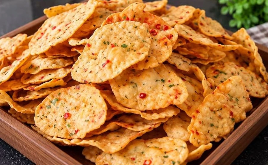 Resep kripik bawang pedas renyah dan gurih