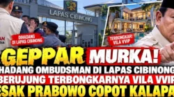 Tim Ombudsman RI melakukan sidak di Lapas Cibinong