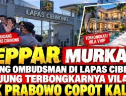 Skandal Lapas Cibinong Terbongkar! GEPPAR Desak Presiden Prabowo Copot Kalapas Usai Aksi Hadang Ombudsman Berujung Temuan “Vila VVIP” Napi