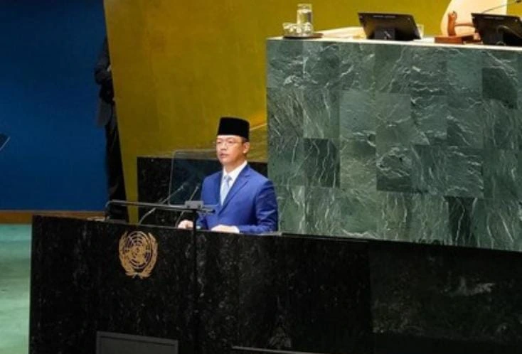 Menlu Sugiono pidato di Sidang Majelis Umum PBB ke-81
