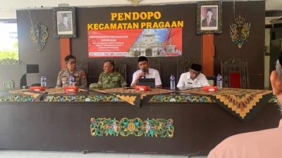 Camat Pragaan Indra Hernawan sosialisasikan keringanan tunggakan PBB