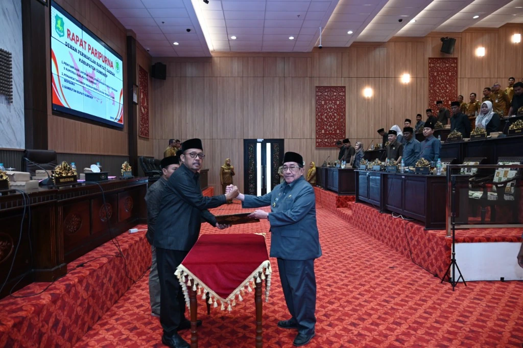 Rapat paripurna DPRD Sumenep menyetujui sembilan Raperda tahun 2026