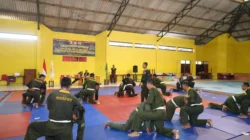 249 personel Kodim 0827 Sumenep mengikuti uji kenaikan tingkat Pencak Silat Militer