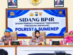 Polresta Sumenep Gelar Sidang BP4R, Enam Personel Siapkan Pernikahan