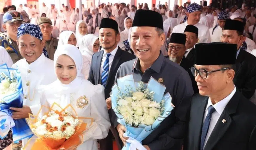 Sekda Banten Deden Apriandhi pada peringatan 5 Abad Kabupaten Serang