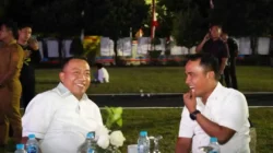 Bupati Bangkalan Lukman Hakim menghadiri acara pisah kenal Kapolda Jawa Timur 2026