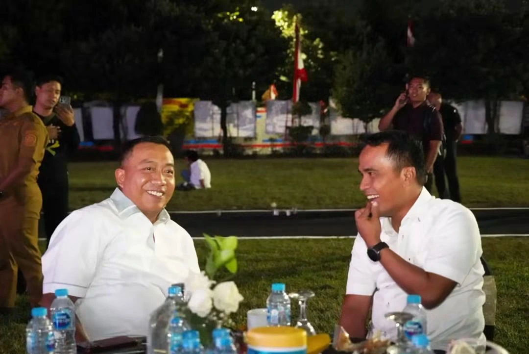Bupati Bangkalan Lukman Hakim menghadiri acara pisah kenal Kapolda Jawa Timur 2026