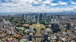 Cuaca Jakarta 14 Oktober 2026 dengan suhu udara diprakirakan mencapai 36 derajat Celsius