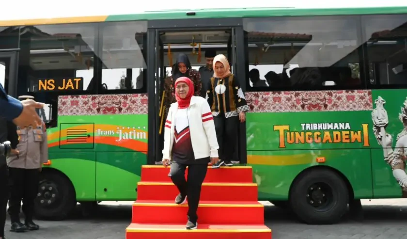 Bus Trans Jatim untuk layanan Koridor 2 Malang Raya