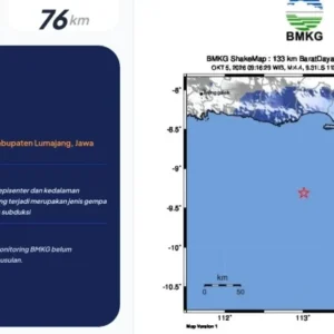 Gempa M4,4 Guncang Lumajang Pagi Ini, BMKG Pastikan Tak Berpotensi Tsunami