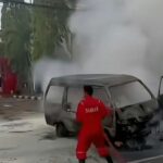 Mobil Daihatsu Zebra Terbakar Saat Isi BBM di Pamekasan, Kerugian Ditaksir Rp30 Juta