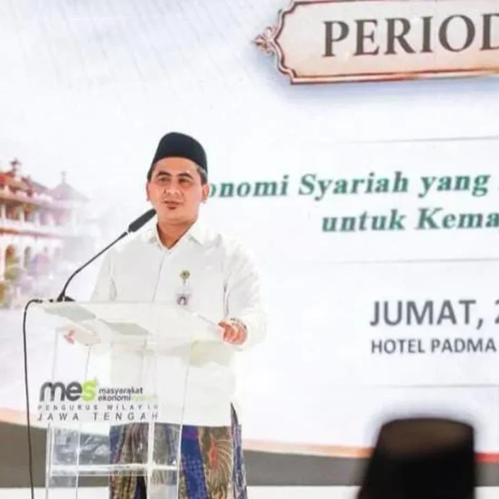 Taj Yasin Maimoen memaparkan rencana pengembangan kawasan industri halal Jawa Tengah