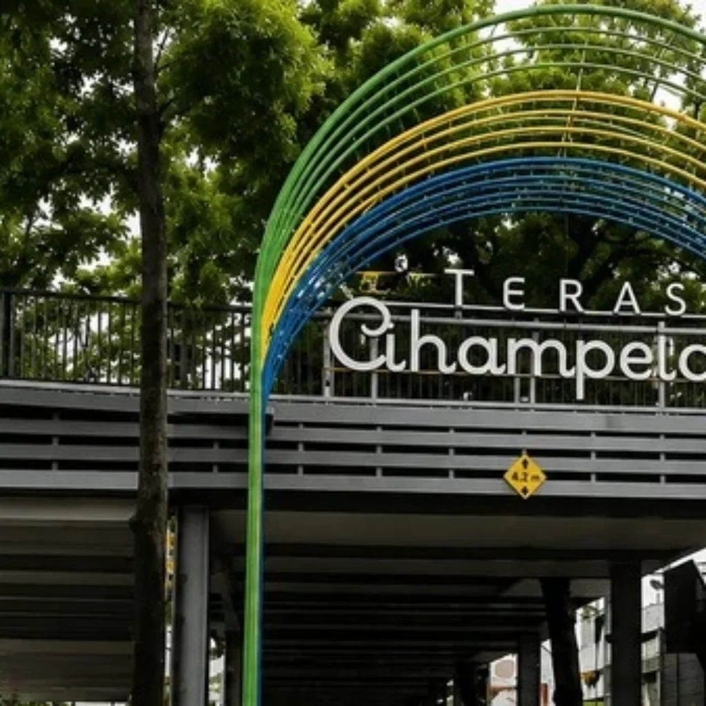 Teras Cihampelas Bandung yang direncanakan dibongkar oleh Pemprov Jabar