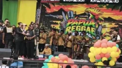 Gubernur Papua Tengah Meki Nawipa membuka Papua Reggae Festival XI 2026 di Nabire