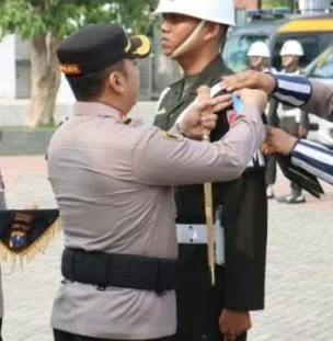 Apel Gelar Pasukan Polres Pamekasan untuk Operasi Patuh Semeru 2026 dengan penerapan ETLE dan tilang manual.