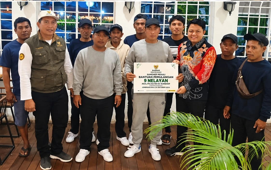 Pemulangan 9 nelayan Sumenep asal Raas dari Australia melalui Bali