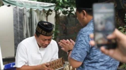 Wakil Gubernur Jawa Tengah Taj Yasin Maimoen saat menyampaikan belasungkawa atas meninggalnya atlet Porprov Syabilla Rizkia