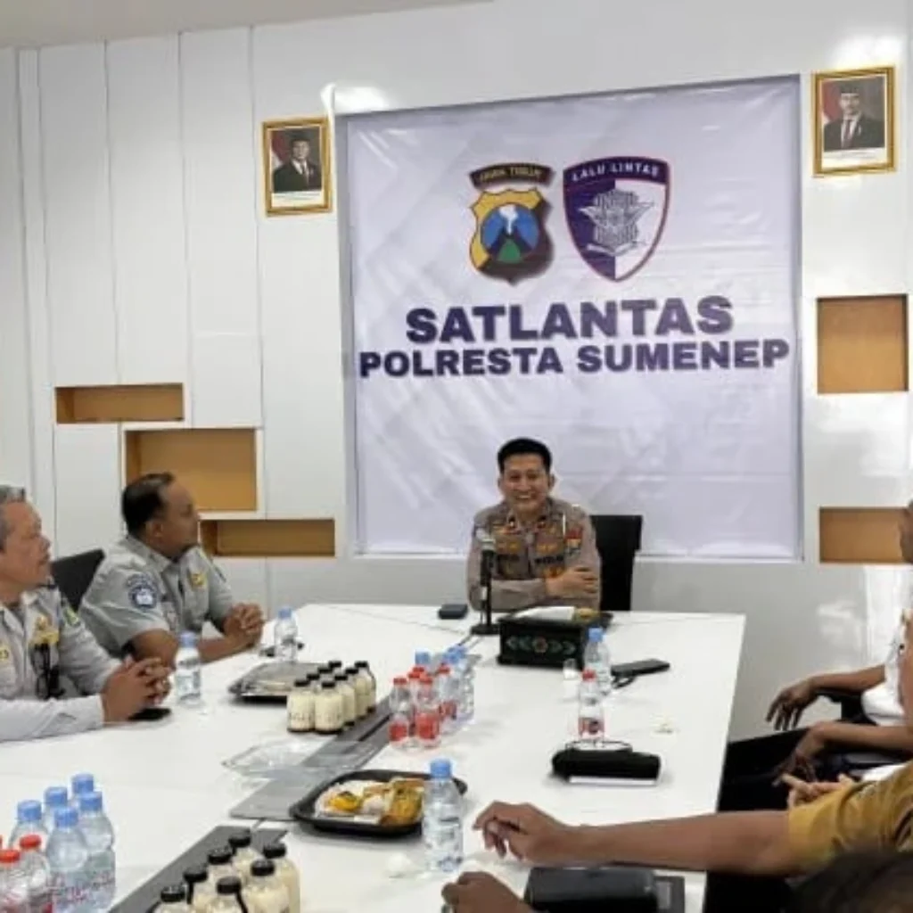 Forum LLAJ Polresta Sumenep bersama instansi terkait membahas penertiban lalu lintas