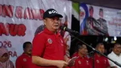 Street Parade Military Band Bangkalan dalam Kejurprov Drum Band PDBI Jawa Timur 2026