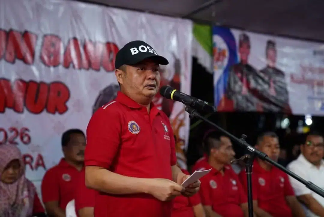 Street Parade Military Band Bangkalan dalam Kejurprov Drum Band PDBI Jawa Timur 2026