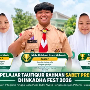 Tiga Siswa Taufiqur Rahman Gapura Berprestasi di INKADHA FEST 2026