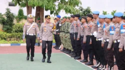 Kapolresta Sumenep memimpin apel gelar pasukan Operasi Patuh Semeru 2026