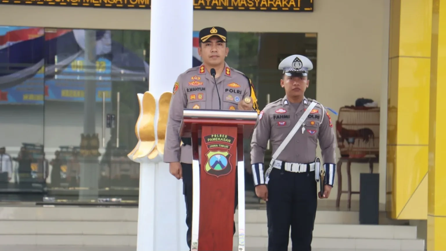 Apel Gelar Pasukan Operasi Patuh Semeru 2026 Polres Pamekasan