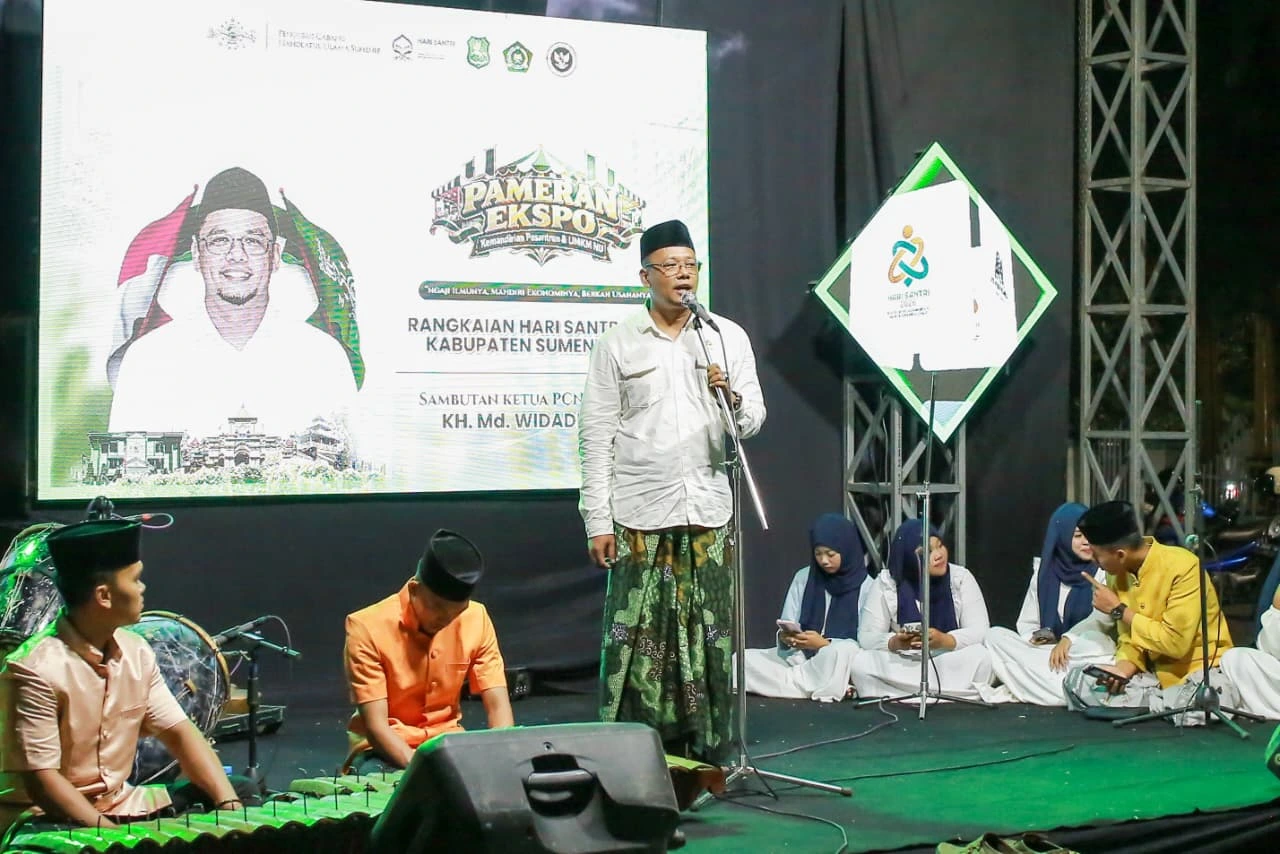 Pembukaan Bazar dan Expo UMKM NU PCNU Sumenep di Labang Mesem dalam rangka Hari Santri Nasional 2026