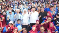 Wali Kota Makassar Munafri Arifuddin saat meresmikan CFD Jalan Rusa di Kelurahan Maricaya untuk mendukung ruang usaha PKL dan UMKM