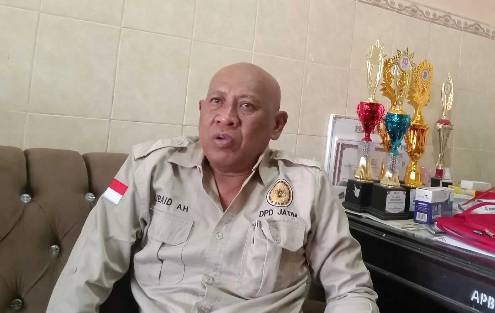 Produksi garam rakyat di Desa Pinggirpapas Kalianget Sumenep saat musim kemarau