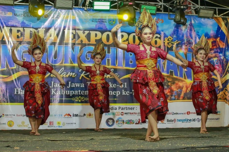 Pembukaan Media Expo 2026 Sumenep di kawasan Stadion A. Yani Pangligur untuk mendukung budaya dan UMKM lokal.