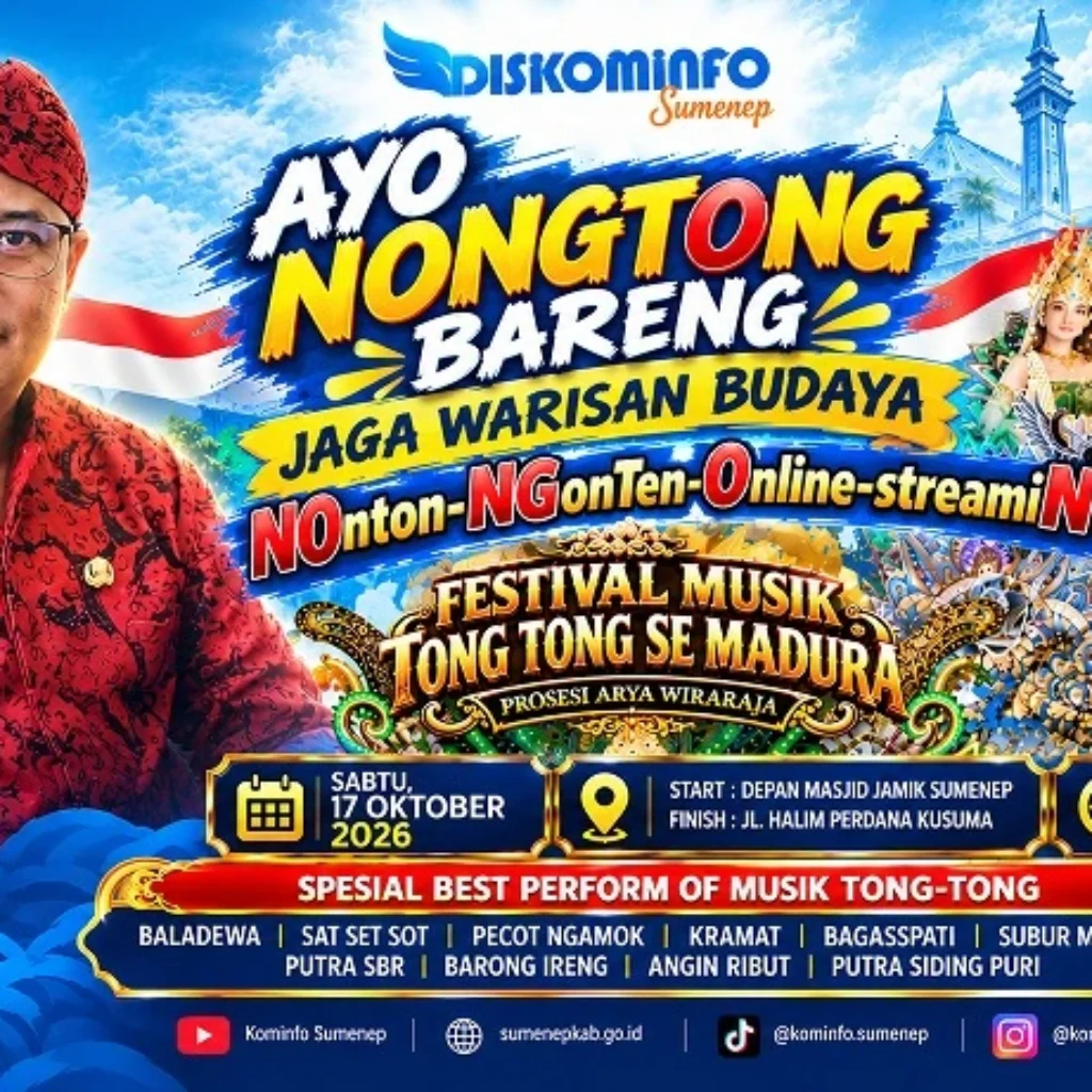 Nongtong Bareng Sumenep untuk mempromosikan Festival Musik Tong-Tong se-Madura 2026