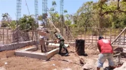 Kodim 0827 Sumenep Bangun Tower Tandon Air di Desa Kropoh