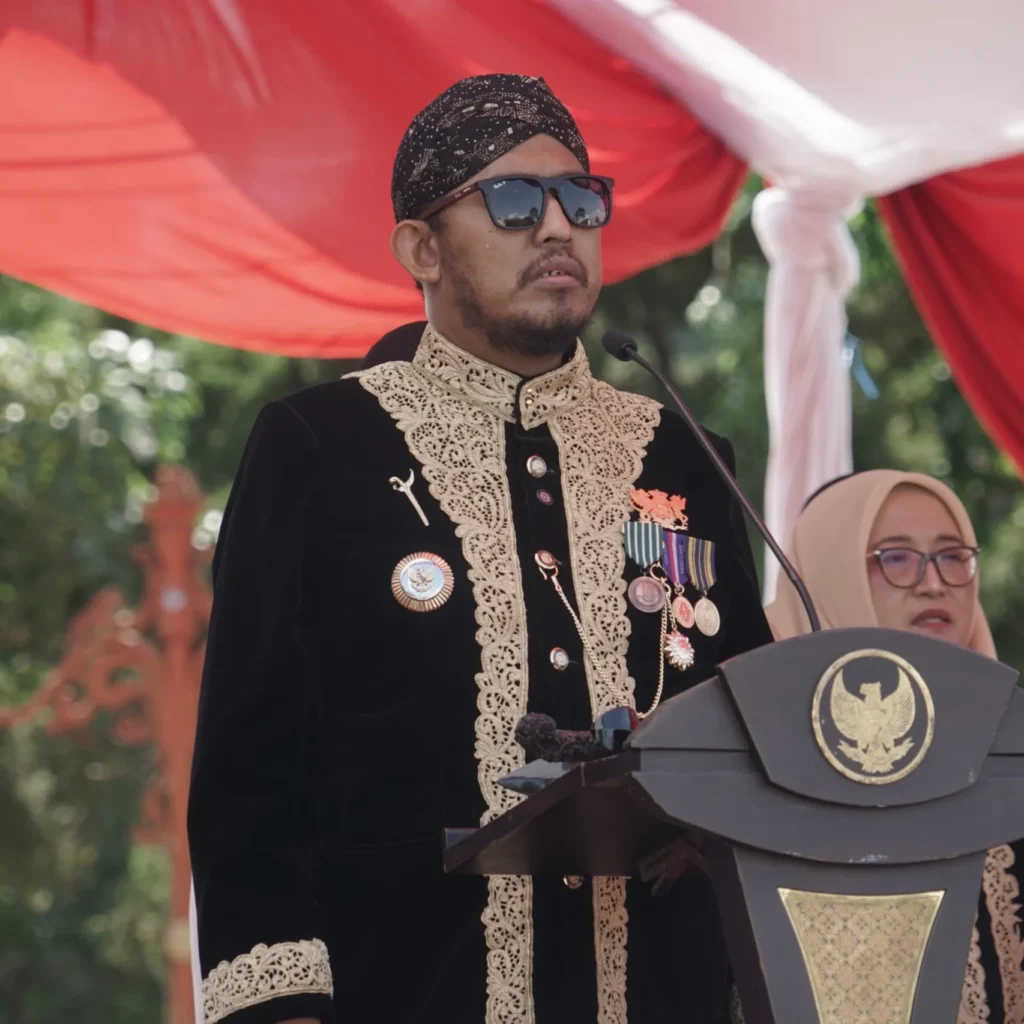 Bupati Achmad Fauzi Wongsojudo dalam peringatan Hari Jadi Sumenep ke-757 tahun 2026