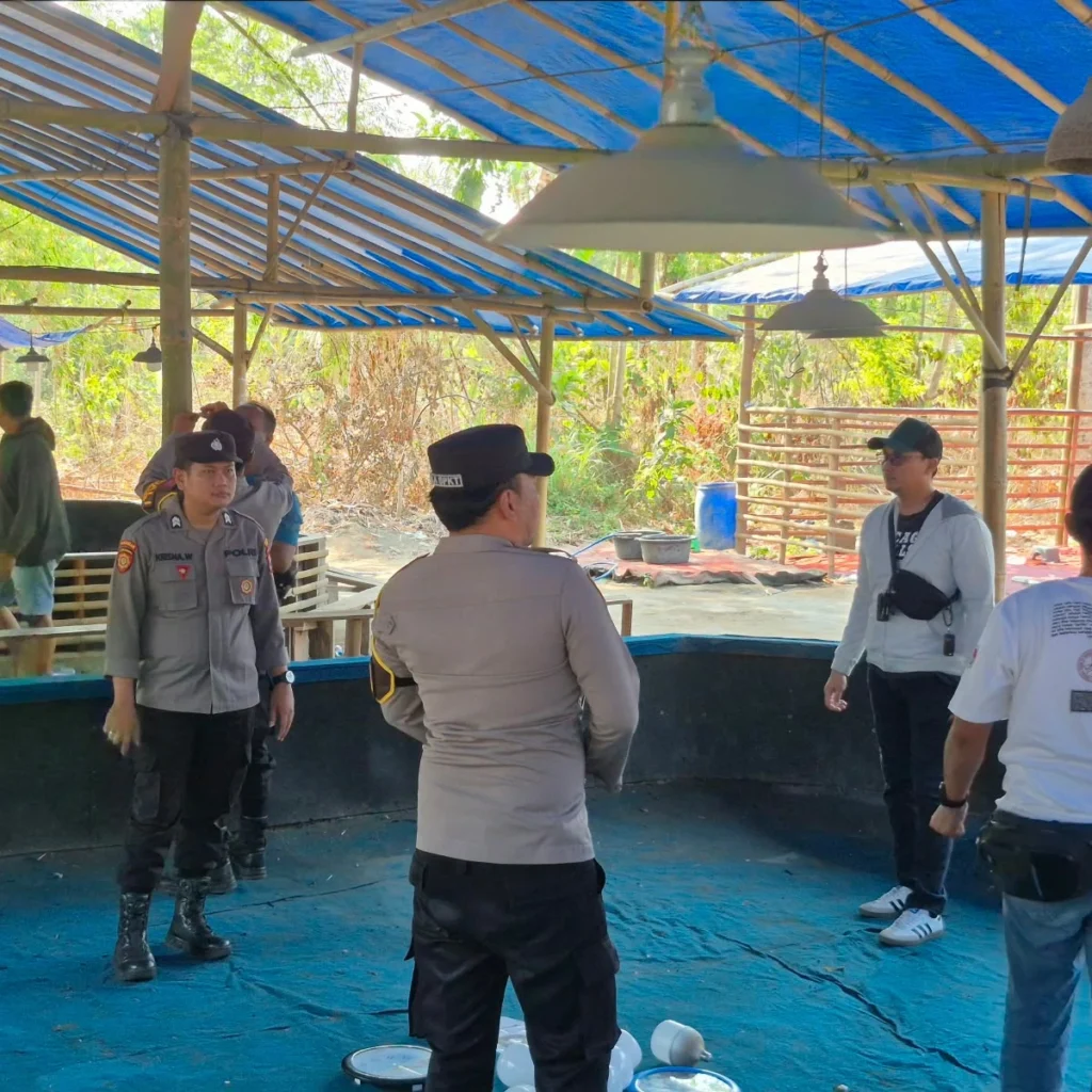 Polisi Cek Dugaan Judi Sabung Ayam di Srengat Blitar, Lokasi Kosong Tanpa Aktivitas