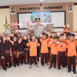 Kapolresta Sumenep Dekat dengan Siswa SD Lewat Polisi Peduli Pendidikan