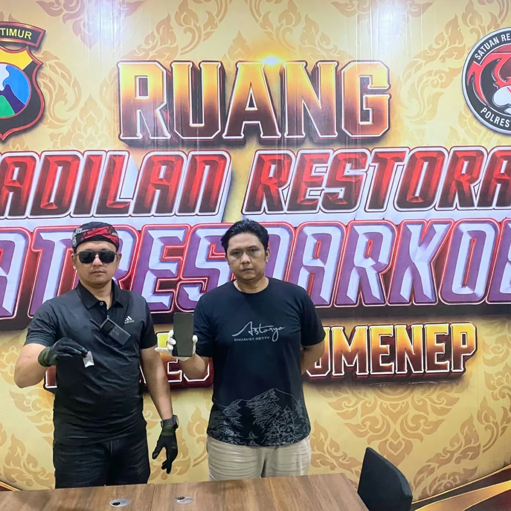 Polresta Sumenep Amankan Pria, Sabu 0,47 Gram Disita