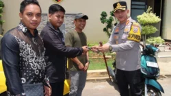 Polresta Sumenep Serahkan Pinjam Pakai Kendaraan Barang Bukti kepada Korban
