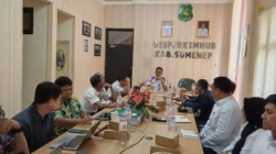 Rapat koordinasi Sumenep Connect untuk merancang lima koridor transportasi terintegrasi di Kabupaten Sumenep.