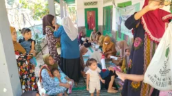 Pelaksanaan Posyandu balita di Dusun Julung Desa Galis Kecamatan Giligenting Sumenep
