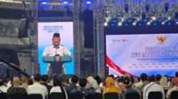 Presiden Prabowo Subianto berpidato pada Hari Koperasi Nasional 2026 di Indonesia Arena Jakarta